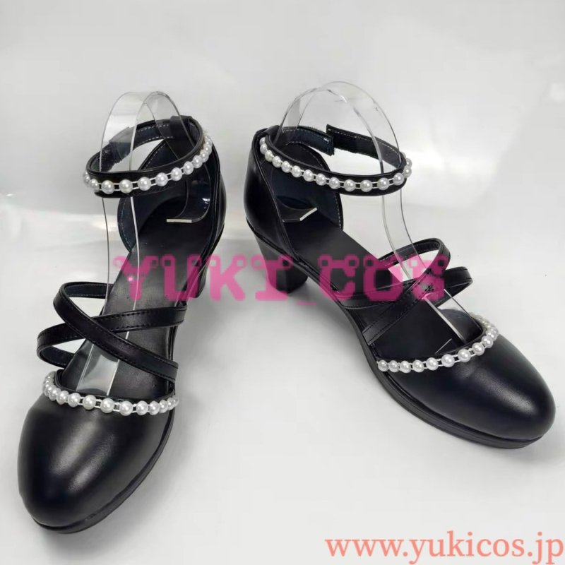 画像1: プロジェクトセカイ　プロセカ　Papilio Vinculatusガチャ　あたたかな時間　朝比奈まふゆ　Dark Embrace　コスプレ靴　送料無料 (1)