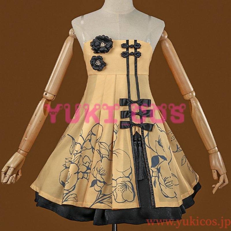 画像4: ボーカロイド　初音ミク　Hatsune Miku in TreeVillage Cafe　鏡音リン　チャイナ風　コスプレ衣装　送料無料 (4)
