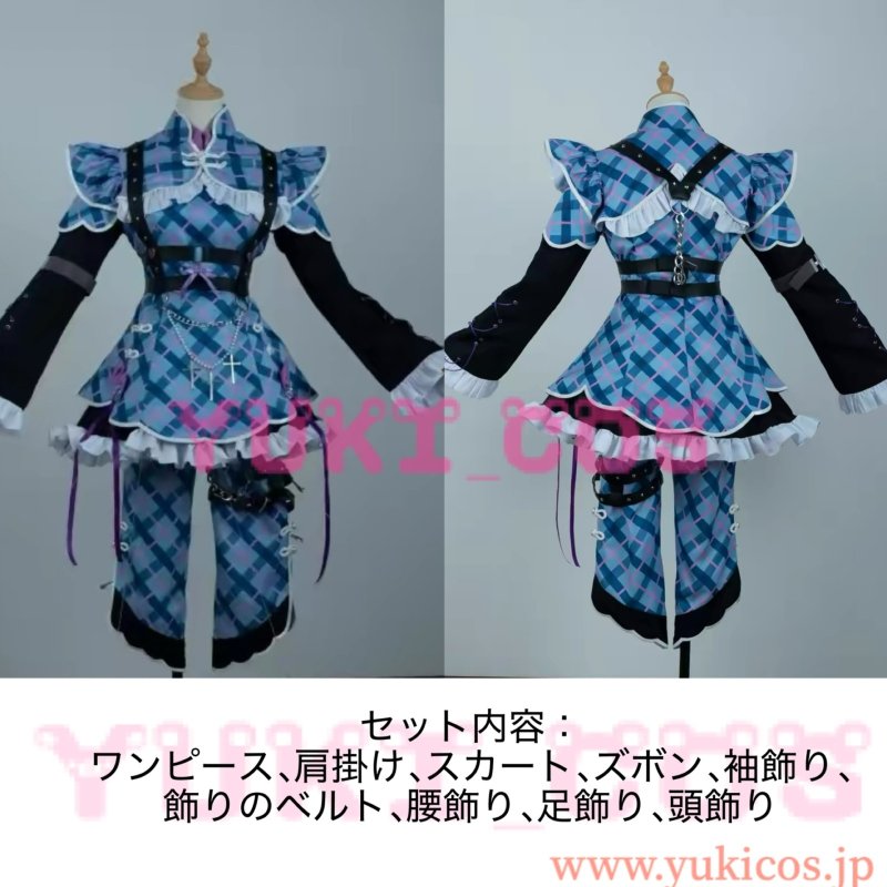 画像2: あんさんぶるスターズ！！　あんスタ　花群冬芽　ユメ　Poison Ribbon　コスプレ衣装　送料無料 (2)