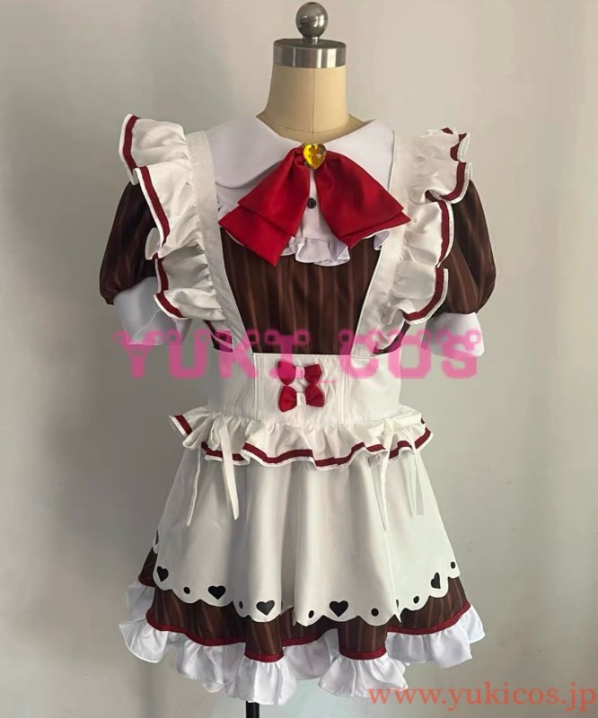 画像1: Vtuber　木10!ろふまお塾　ライバー　夜風ユイ　バレンタイン　コスプレ衣装　送料無料 (1)