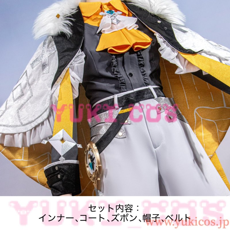 画像2: 凹凸世界　おうとつせかい　Aotu World　10周年記念　神と交わした約束へ　ジン　金　King　コスプレ衣装　送料無料 (2)