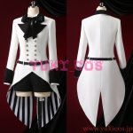 画像1: 黒執事　シエル　シエル・ファントムハイヴ　白い礼服　コスプレ衣装　送料無料 (1)