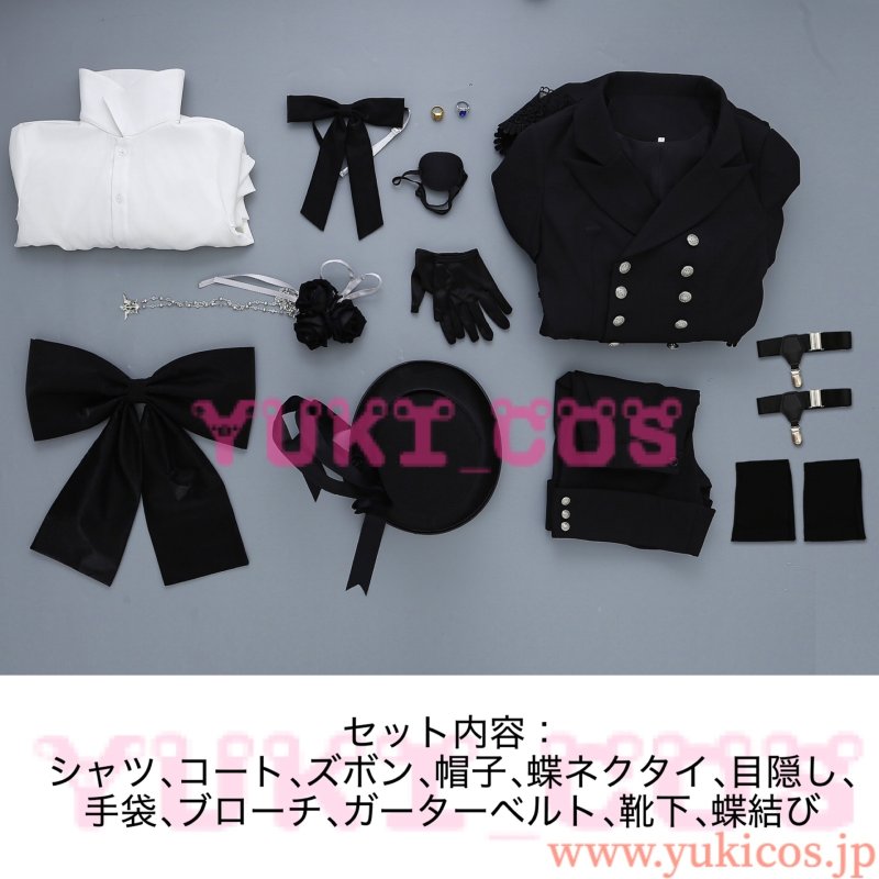 画像2: 黒執事　シエル　シエル・ファントムハイヴ　黒い扉　礼服　コスプレ衣装　送料無料 (2)