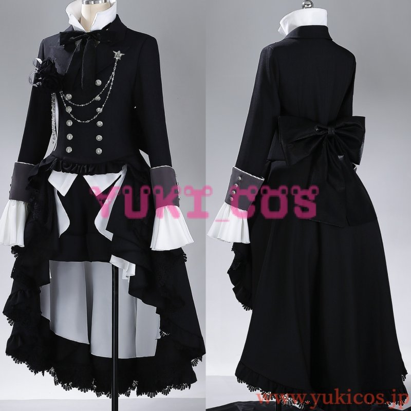 画像1: 黒執事　シエル　シエル・ファントムハイヴ　黒い扉　礼服　コスプレ衣装　送料無料 (1)