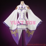 画像1: Re:ゼロから始める異世界生活　リゼロ　エミリア　Emilia　コスプレ衣装　送料無料 (1)