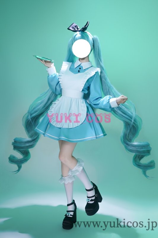 画像8: VOCALOID　初音ミク　不思議の国　コスプレ衣装　送料無料 (8)