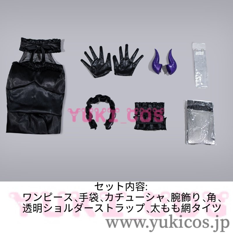 画像2: デート・ア・ライブ　BiCute Dark　時崎狂三　コスプレ衣装　送料無料 (2)