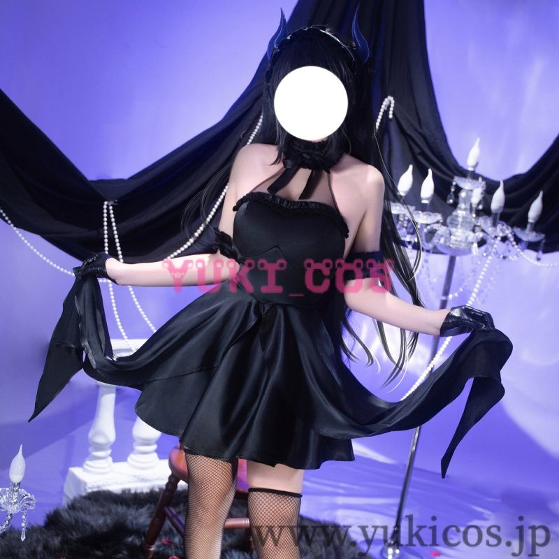 画像9: デート・ア・ライブ　BiCute Dark　時崎狂三　コスプレ衣装　送料無料 (9)