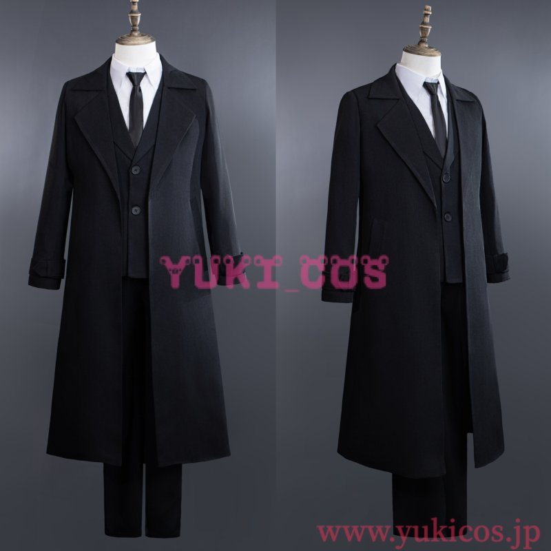 画像1: 文豪ストレイドッグス　文スト　太宰治　黒の時代　コスプレ衣装　送料無料 (1)