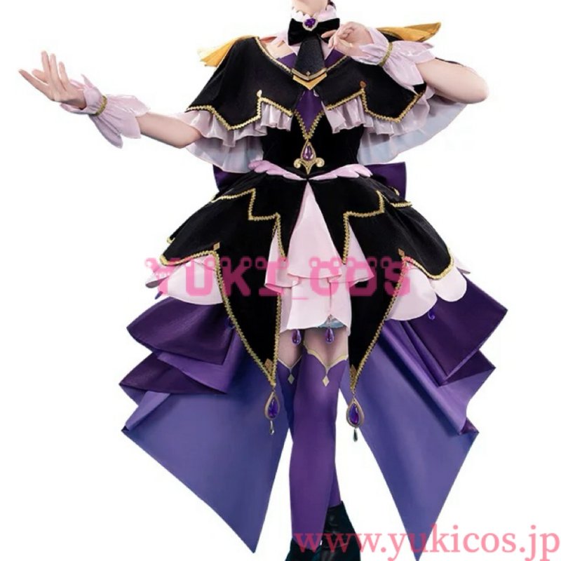 画像1: 名探偵プリキュア　たんプリ　Luluka Moria　森亜るるか　Cure Arcana Shadow　キュアアルカナ・シャドウ　コスプレ衣装　送料無料　高級版 (1)