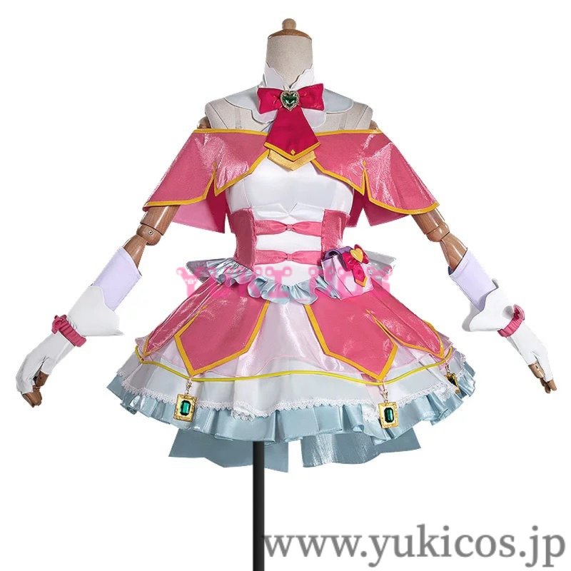 画像1: 名探偵プリキュア　たんプリ　小林みくる変身後　キュアミスティック　高級版　コスプレ衣装　送料無料　 (1)