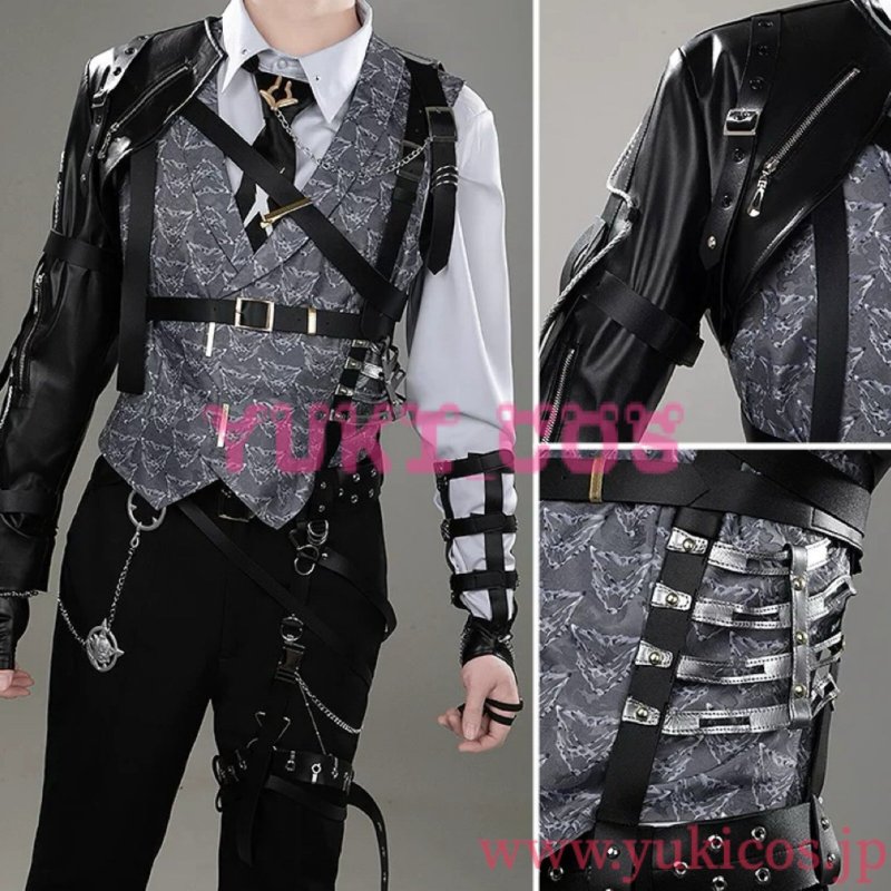 画像7: Vtuber にじさんじ　小柳ロウ　誕生日新衣装　Combat Butler　コスプレ衣装　送料無料 (7)