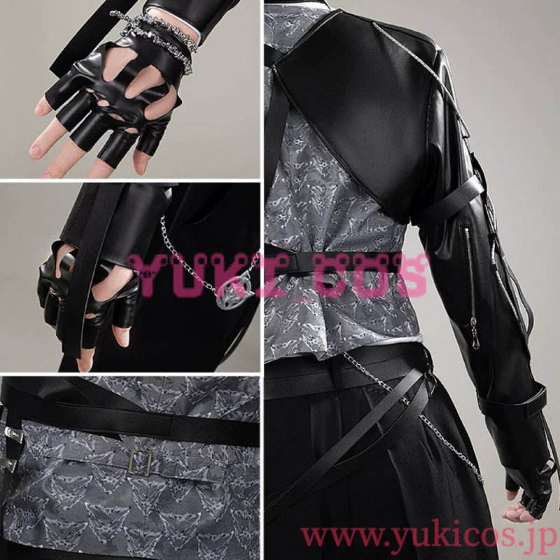 画像8: Vtuber にじさんじ　小柳ロウ　誕生日新衣装　Combat Butler　コスプレ衣装　送料無料 (8)