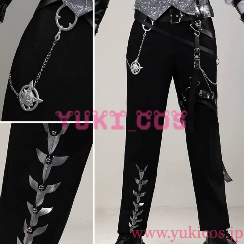 画像10: Vtuber にじさんじ　小柳ロウ　誕生日新衣装　Combat Butler　コスプレ衣装　送料無料 (10)