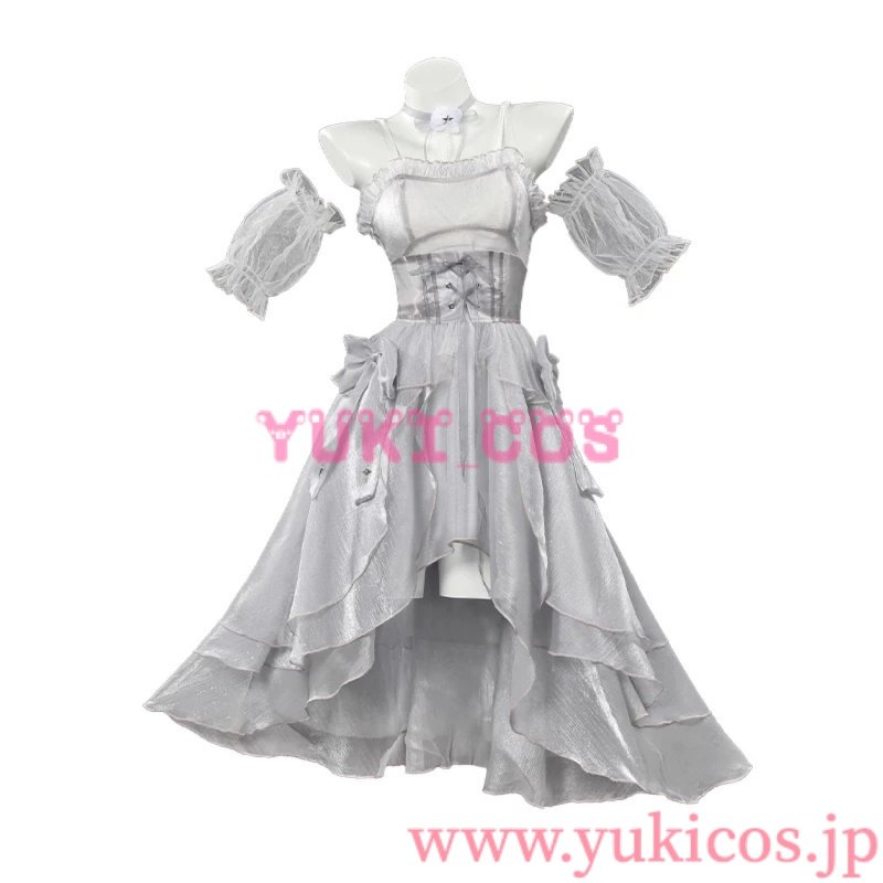 画像1: 勝利の女神:NIKKE　ニケ　シンデレラ 　ガラスのプリンセス　コスプレ衣装　送料無料 (1)