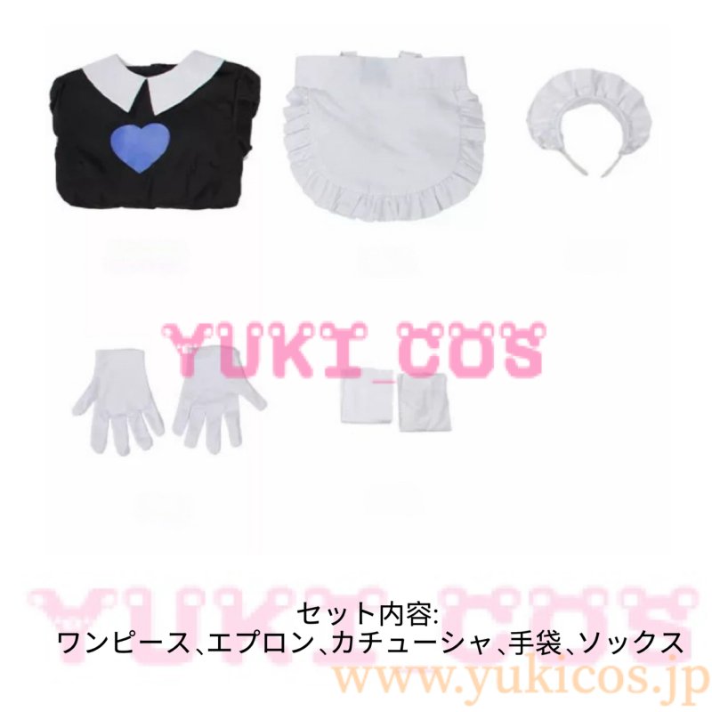 画像2: The Amazing Digital Circus　ザ·アメイジング·デジタル·サーカス　Jax　ジャックス　メイド服　コスプレ衣装　送料無料 (2)