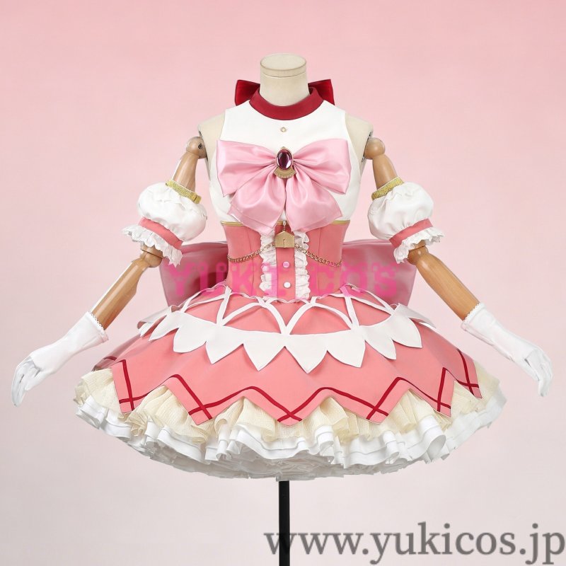 画像1: 魔法少女まどか☆マギカ　劇場版　まどマギ　鹿目まどか　コスプレ衣装　送料無料 (1)