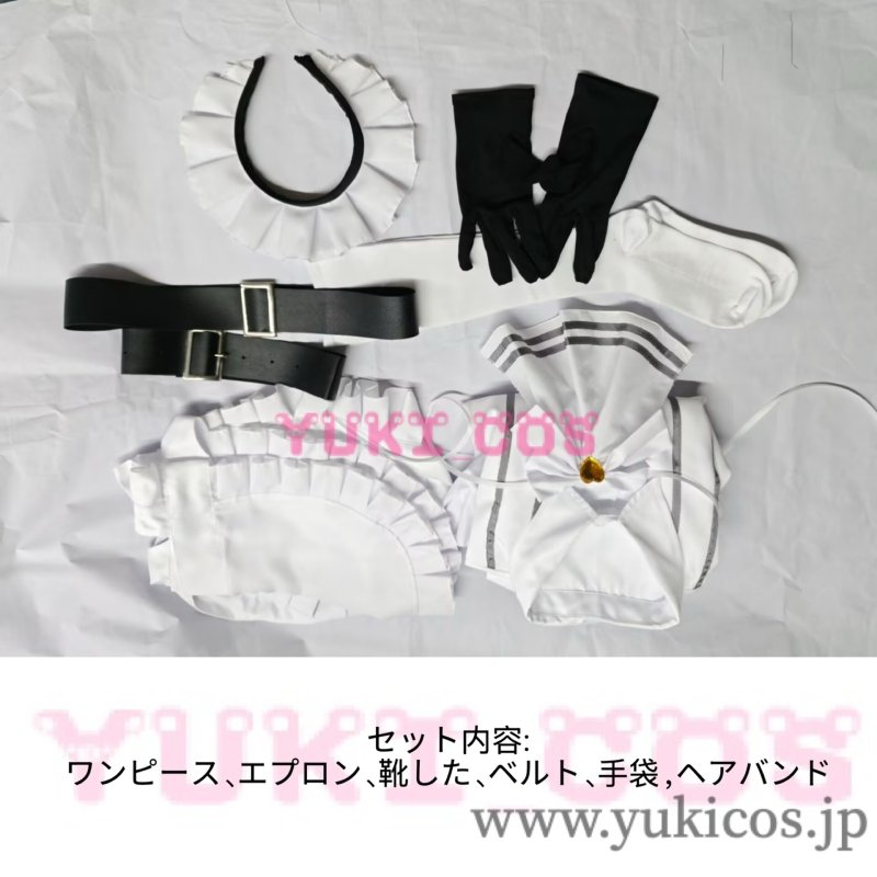 画像2: 勝利の女神:NIKKE　ニケ　CHAPTER7　一番くじ第7弾　スノーホワイト　メイド服　コスプレ衣装　送料無料 (2)