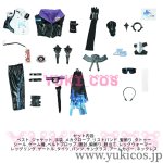 画像2: 崩壊スターレイル　崩スタ　銀狼LV.999　新たな姿　コスプレ衣装　送料無料 (2)