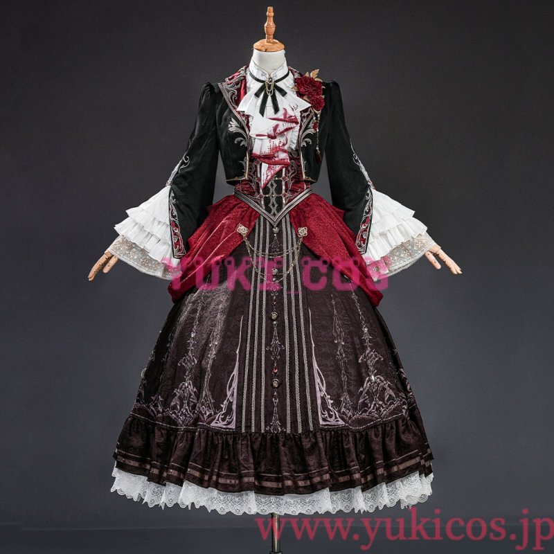 画像1: 恋と深空　Love and Deepspace　ハンターさん　女主人公　銀翼の悪魔　コスプレ衣装　送料無料 (1)