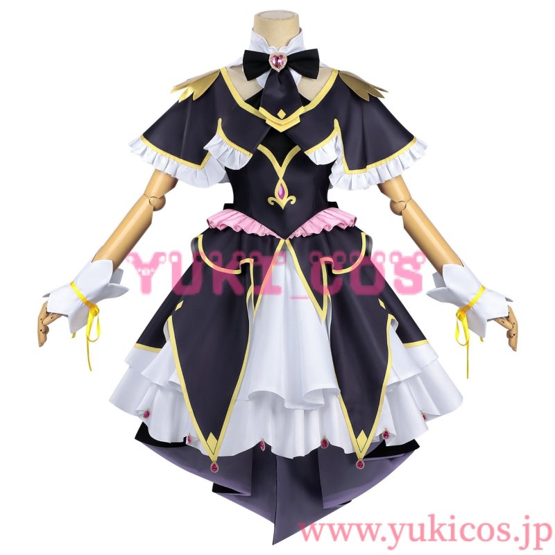 画像1: 名探偵プリキュア　たんプリ　Luluka Moria　森亜るるか　Cure Arcana Shadow　キュアアルカナ・シャドウ　コスプレ衣装　送料無料 (1)