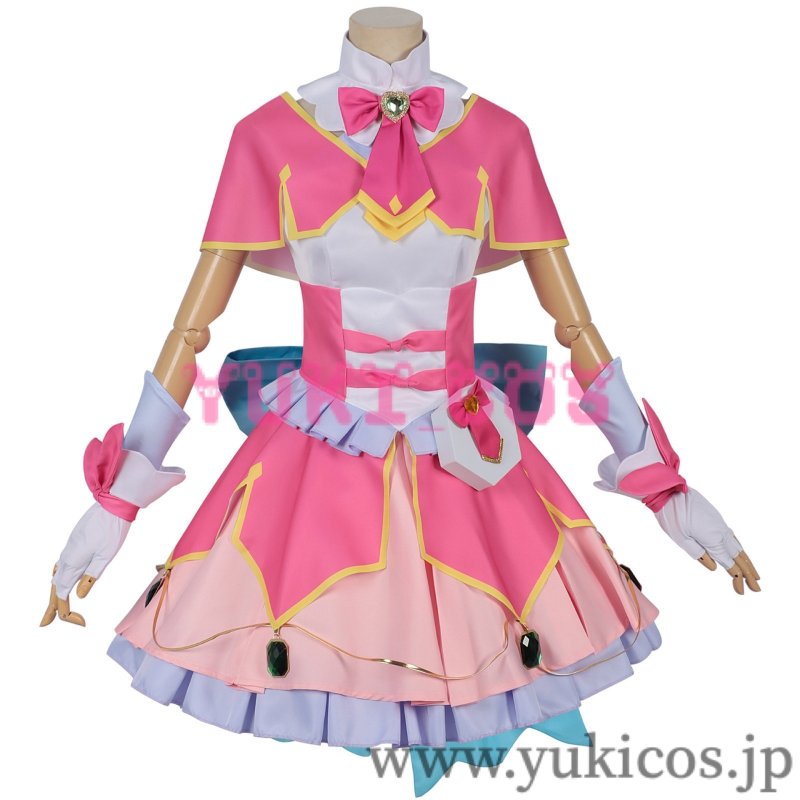 画像1: 名探偵プリキュア　たんプリ　小林みくる変身後　キュアミスティック　コスプレ衣装　送料無料 (1)