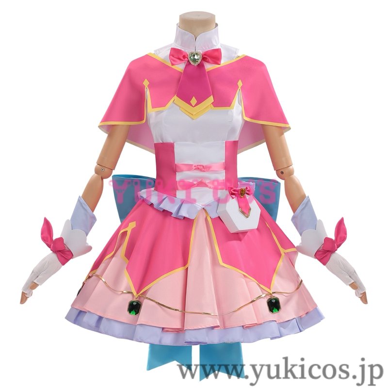 画像1: 名探偵プリキュア　たんプリ　小林みくる変身後　キュアミスティック　コスプレ衣装　送料無料 (1)
