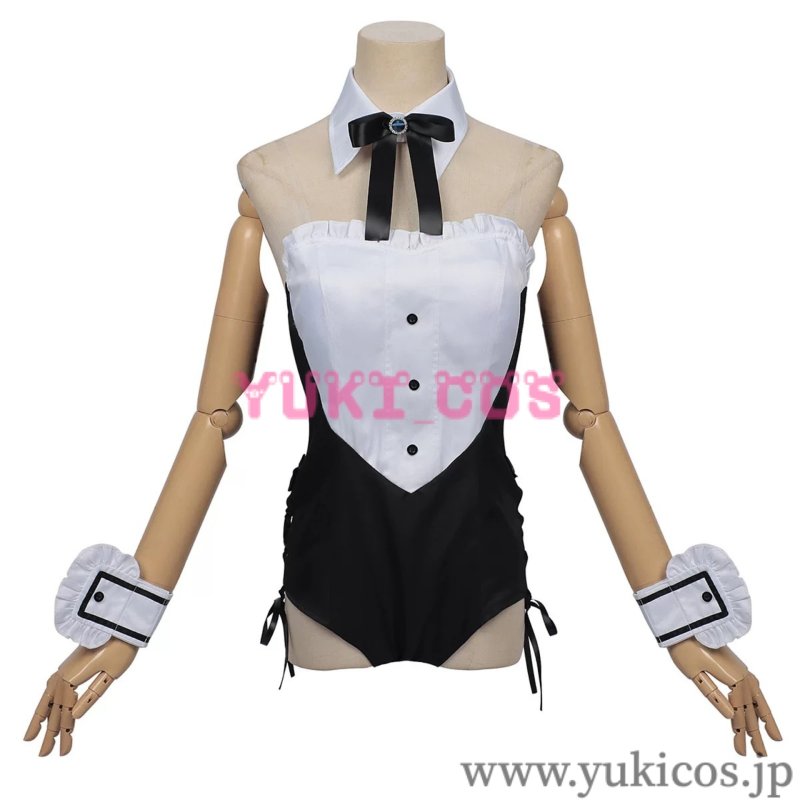 画像1: 死亡遊戯で飯を食う　Playing Death Games to Put Food on the Table　キャンドルウッズ　幽鬼　ユウキ　バニーガール　コスプレ衣装　送料無料 (1)