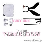 画像2: 死亡遊戯で飯を食う　Playing Death Games to Put Food on the Table　キャンドルウッズ　幽鬼　ユウキ　バニーガール　コスプレ衣装　送料無料 (2)