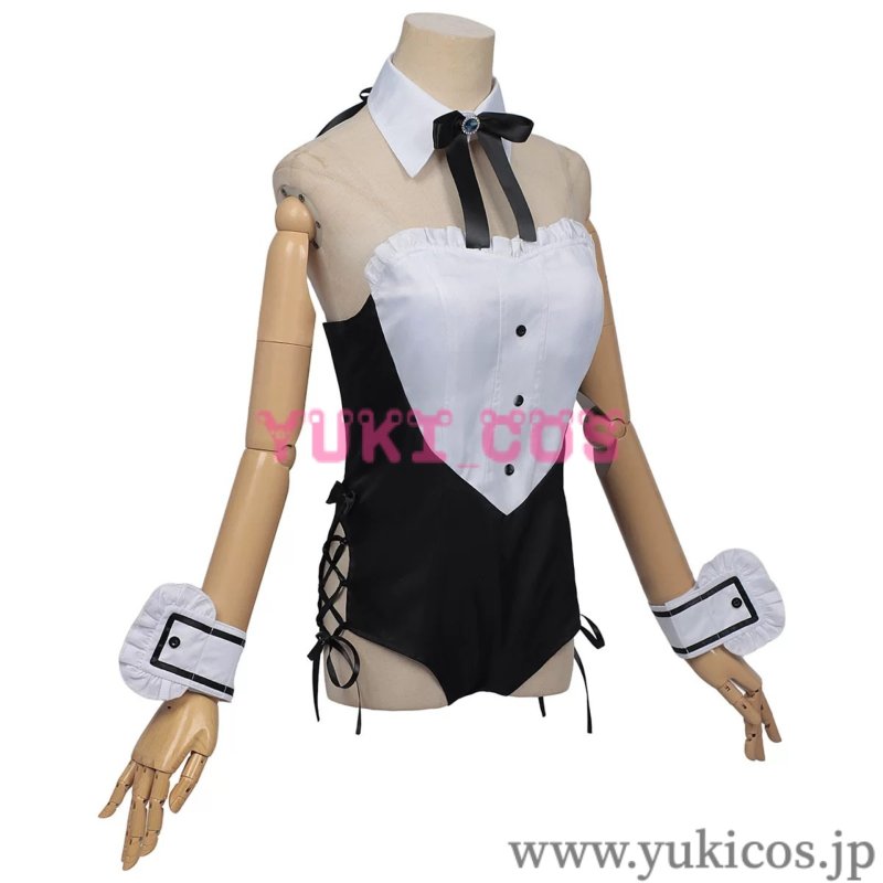 画像4: 死亡遊戯で飯を食う　Playing Death Games to Put Food on the Table　キャンドルウッズ　幽鬼　ユウキ　バニーガール　コスプレ衣装　送料無料 (4)