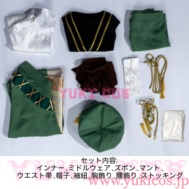 画像2: 原神　げんしん　The Five Kasen　Venti　ウェンティ　コスプレ衣装　送料無料 (2)