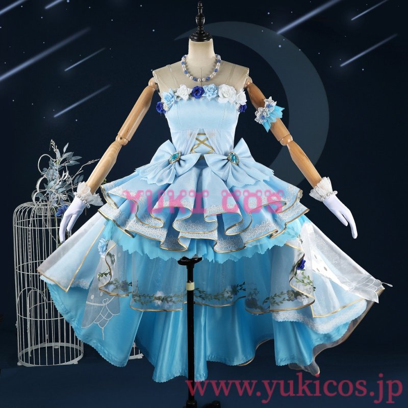 画像1: LoveLive! 　ラブライブ！スクールアイドルフェスティバル2　Aqours　渡辺曜　花嫁カウントダウン　コスプレ衣装　送料無料 (1)