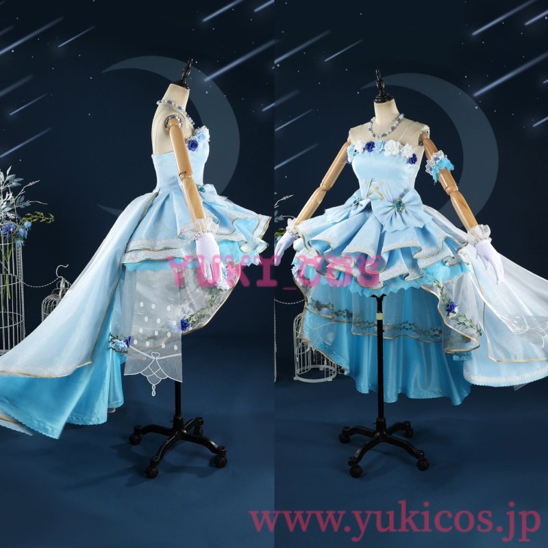 画像4: LoveLive! 　ラブライブ！スクールアイドルフェスティバル2　Aqours　渡辺曜　花嫁カウントダウン　コスプレ衣装　送料無料 (4)