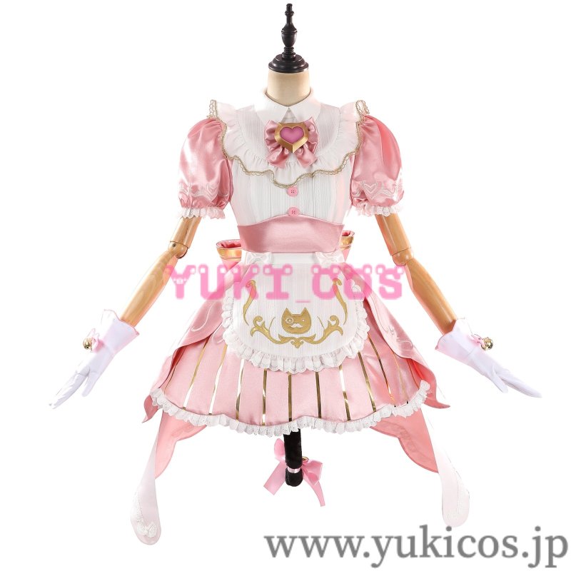 画像1: オーバーウォッチ　Overwatch　Kiriko　キリコ　Nyan Café　猫耳メイド　コスプレ衣装　送料無料 (1)