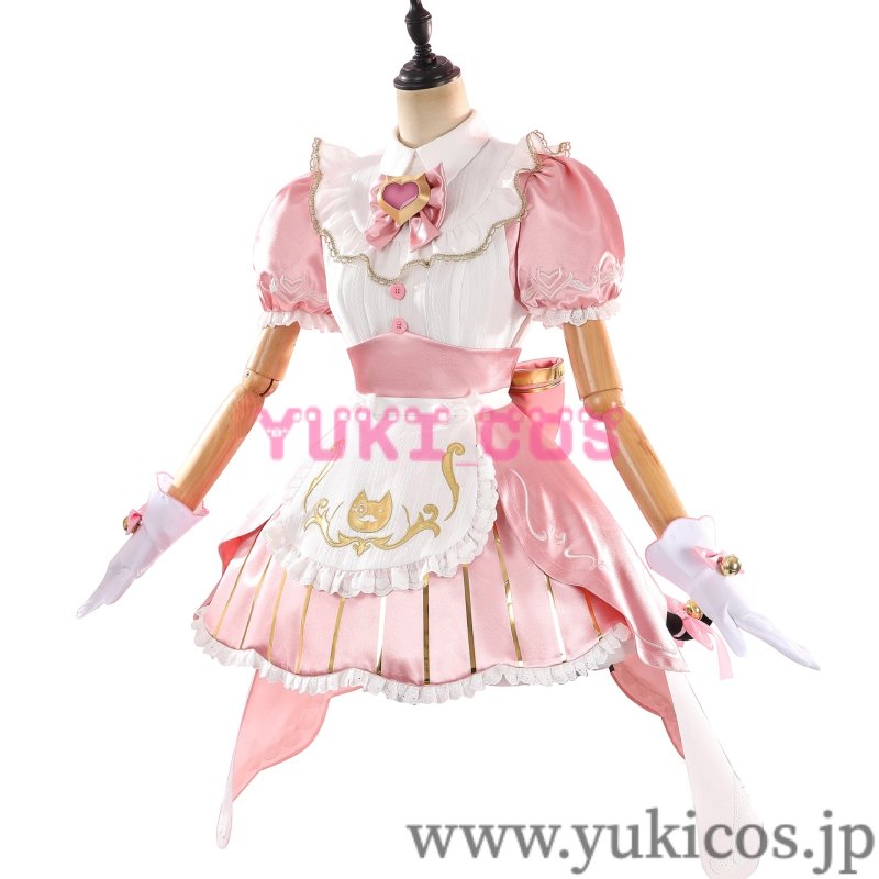 画像4: オーバーウォッチ　Overwatch　Kiriko　キリコ　Nyan Café　猫耳メイド　コスプレ衣装　送料無料 (4)