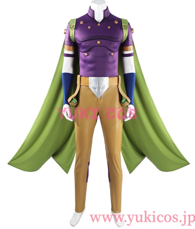 画像1: ジョジョの奇妙冒険　The JOJO Lands 　Gyro Zeppeli　ジャイロ・ツェペリ　コスプレ衣装　送料無料　新バージョン (1)