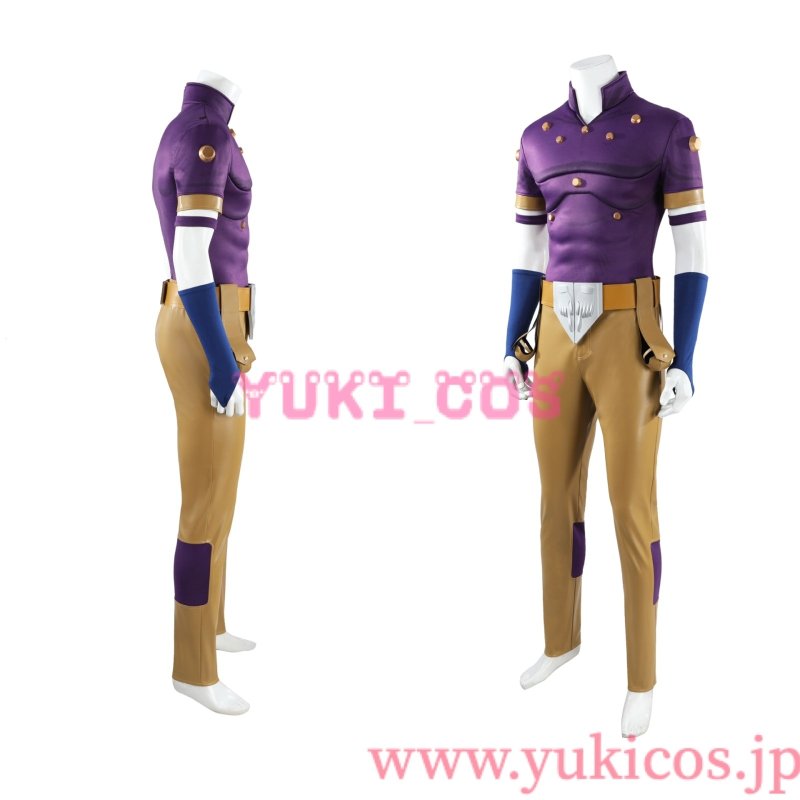 画像6: ジョジョの奇妙冒険　The JOJO Lands 　Gyro Zeppeli　ジャイロ・ツェペリ　コスプレ衣装　送料無料　新バージョン (6)