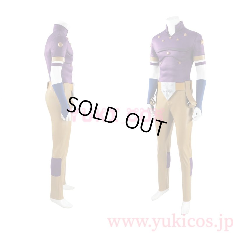 画像6: ジョジョの奇妙冒険　The JOJO Lands 　Gyro Zeppeli　ジャイロ・ツェペリ　コスプレ衣装　送料無料　新バージョン (6)