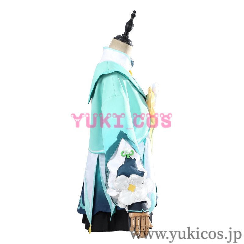 画像5: 原神　げんしん　Yaoyao　瑶瑶　ヨォーヨ　竹林に響く雨音　Rainlit Bamboo Reverie　Lantern Rite 2026　コスプレ衣装　送料無料 (5)