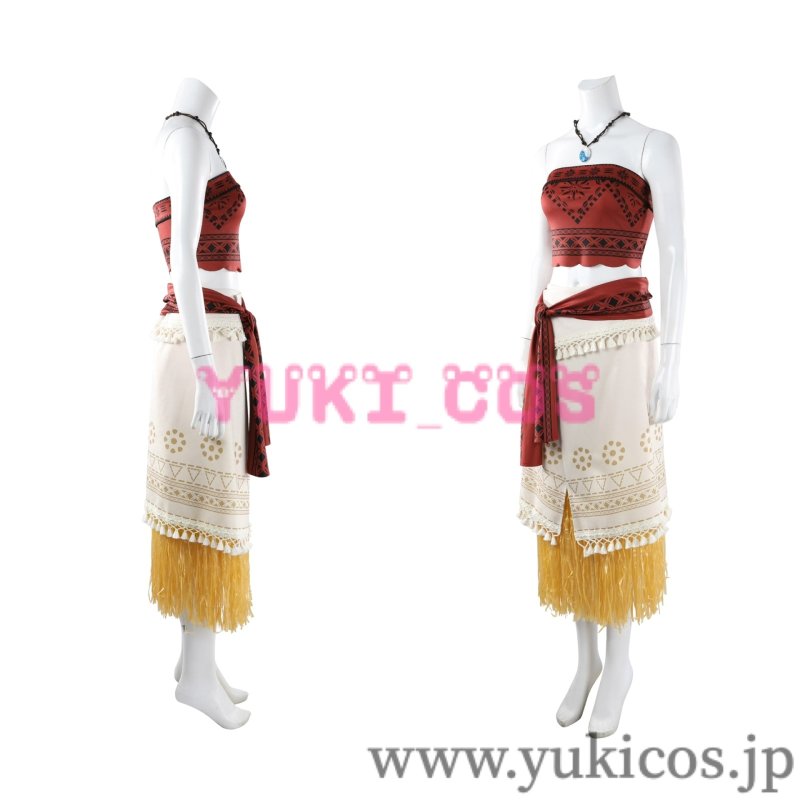 画像3: モアナと伝説の海　実写映画　モアナ　コスプレ衣装　送料無料 (3)