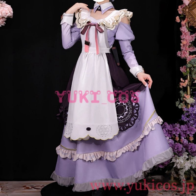 画像4: プロジェクトセカイ　プロセカ　A sweet afternoonガチャ　楽しい腹の探り合い　暁山瑞希　Sugary Maid　コスプレ衣装　送料無料 (4)