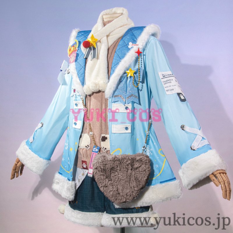 画像3: あんさんぶるスターズ！！　あんスタ　Spotlight Time 　Across Starry Dreams is starting!　Child of the Snowfield　雪原之子　天城一彩　コスプレ衣装　送料無料 (3)