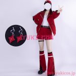 画像1: プロジェクトセカイ　プロセカ　Proof the REDガチャ　歌詞に磨きをかけて　小豆沢こはね　コスプレ衣装　送料無料 (1)