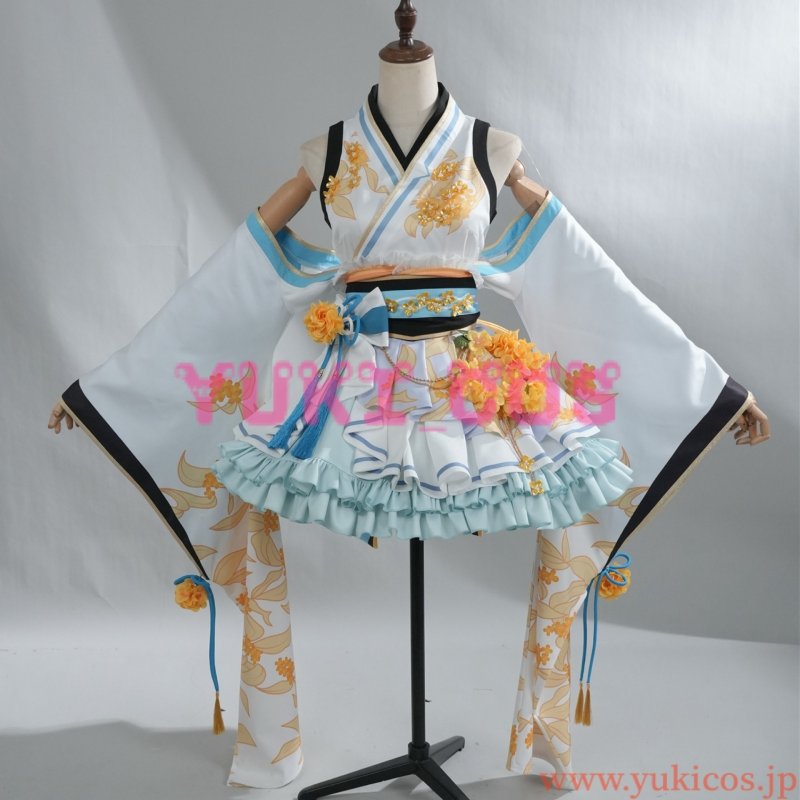 画像1: Vtuber　ホロライブドリームス　ホロドリ　狐のお宮でこんこんこん　白上フブキ　コスプレ衣装　送料無料  (1)
