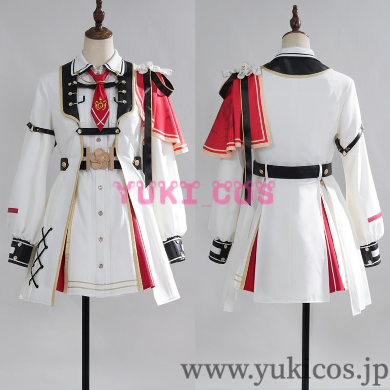 画像1: Vtuber　ホロライブ　Nakiri Ayame　百鬼あやめ　新衣装　軍服　コスプレ衣装　送料無料 (1)