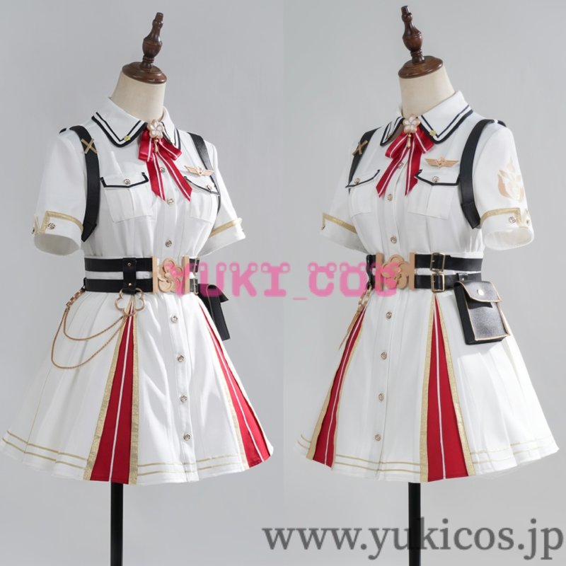 画像3: Vtuber　ホロライブ　Nakiri Ayame　百鬼あやめ　新衣装　軍服　コスプレ衣装　送料無料 (3)