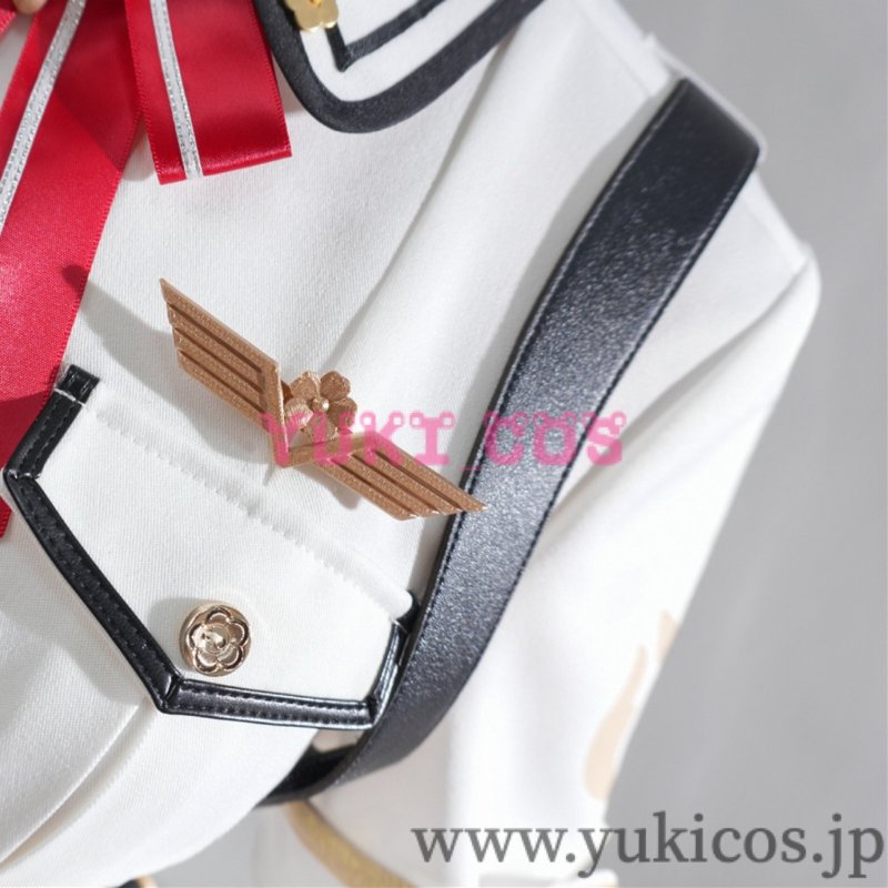 画像7: Vtuber　ホロライブ　Nakiri Ayame　百鬼あやめ　新衣装　軍服　コスプレ衣装　送料無料 (7)