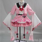 画像1: Vtuber　ホロライブ　Nakiri Ayame　百鬼あやめ　和風メイド衣装　コスプレ衣装　送料無料 (1)