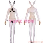 画像1: 勝利の女神:NIKKE　ニケ　ブラン　逆バニー　バニーガール　コスプレ衣装　送料無料 (1)