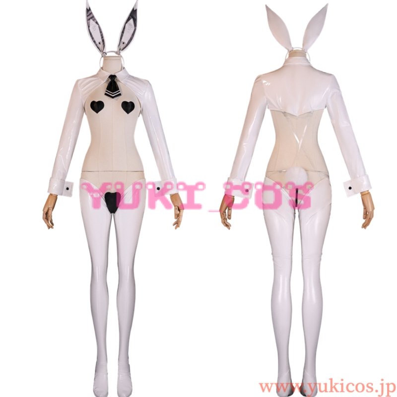 画像1: 勝利の女神:NIKKE　ニケ　ブラン　逆バニー　バニーガール　コスプレ衣装　送料無料 (1)